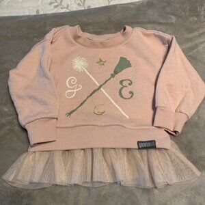 WICKED MOVIE GLINDA Pink Sweatshirt Baby Girls- 12M